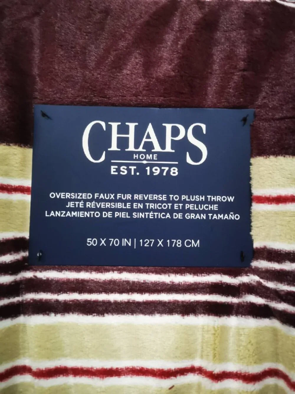 CHAPS High-end Blanket Office Sofa Nap Blanket Dormitory Living Room Use